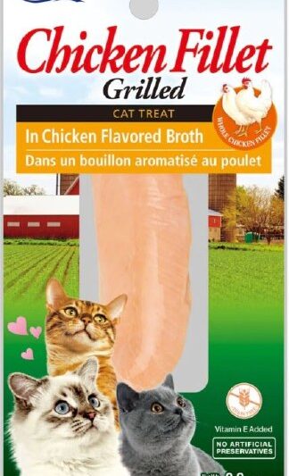 Inaba Chicken Fillet Grilled with Flavored Broth Chicken .9oz. (Case of 6)