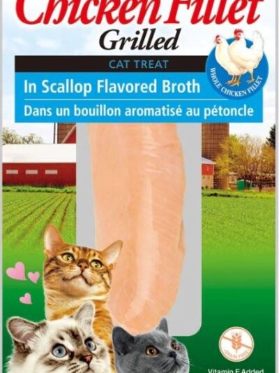 Inaba Chicken Fillet Grilled with Flavored Broth Scallop .9oz. (Case of 6)