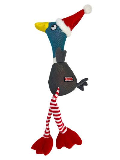 KONG Holiday Shakers Shimmy Mallard Dog Toy 1ea/MD