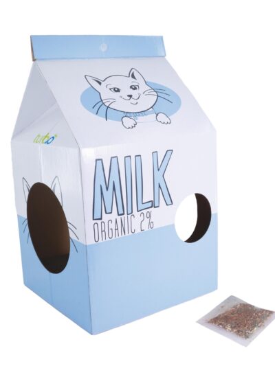 Turbo by Coastal Milk Carton Cat Scratcher