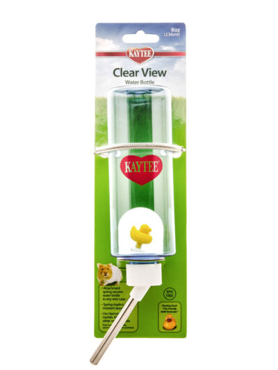Kaytee Clear Water Bottle, Single Clear, 1ea/8 oz