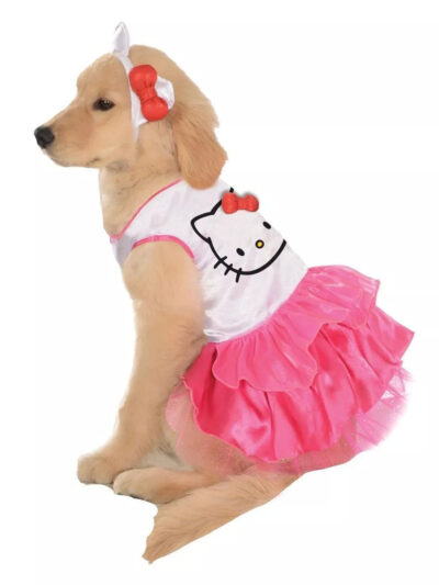 Rubie's Pet Shop Hello Kitty Dress with Head Band Large