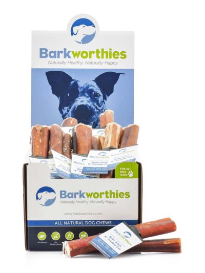 Barkworthies Naturally Scented Double Cut Bully Stick 50ea/6 in, 50 ct
